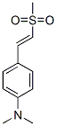 CAS#: 69642-59-7, N,N-Dimethyl-4-[2-(Methylsulfonyl)Ethenyl]-Benzenamine