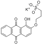 CAS#: 69657-87-0, 3-((9,10-Dihydro-1-Hydroxy-9,10-Dioxo-2-Anthracenyl)Oxy)-1-Propanesulfonic Acid Potassium Salt