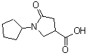 CAS 登录号：696647-78-6， 1-环戊基-5-氧代-3-吡咯烷羧酸