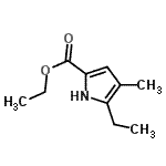 CAS#: 69687-82-7, Ethyl 5-ethyl-4-methyl-1H-pyrrole-2-carboxylate