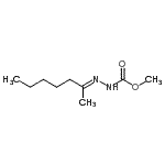 CAS#: 697248-85-4, Methyl (2E)-2-(2-heptanylidene)hydrazinecarboxylate