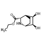 CAS#: 697289-68-2, Ethyl (1R,3S,4R,5R,6S)-5,6-dihydroxy-2-azabicyclo[2.2.2]octane-3-carboxylate