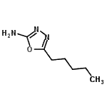 CAS#: 69741-93-1, 5-Pentyl-1,3,4-oxadiazol-2-amine
