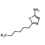CAS#: 69741-94-2, 5-Hexyl-1,3,4-oxadiazol-2-amine