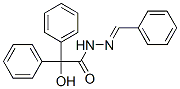 CAS 登录号：6976-30-3， N-(苄亚基氨基)-2-羟基-2,2-二苯基-乙酰胺