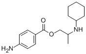 CAS 登录号：69781-59-5， 2-环己基氨基丙基 4-氨基苯甲酸酯