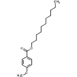 CAS 登录号：69833-36-9， 十一烷基4-甲氧基苯甲酸酯