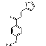 CAS#: 69837-02-1, (2E)-1-(4-Methoxyphenyl)-3-(2-thienyl)-2-propen-1-one