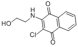 CAS 登录号：69844-34-4， 2-氯-3-[(2-羟基乙基)氨基]-1,4-萘醌
