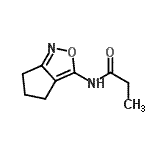 CAS#: 698976-19-1, N-(5,6-Dihydro-4H-cyclopenta[c][1,2]oxazol-3-yl)propanamide