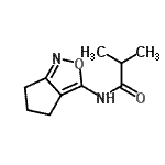 CAS#: 698976-31-7, N-(5,6-Dihydro-4H-cyclopenta[c][1,2]oxazol-3-yl)-2-methylpropanamide