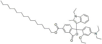 CAS#: 69898-62-0, Hexadecyl 1-[4-(Diethylamino)-2-Ethoxyphenyl]-1-(1-Ethyl-2-Methyl-1H-Indol-3-Yl)-1,3-Dihydro-3-Oxoisobenzofuran-5-Carboxylate