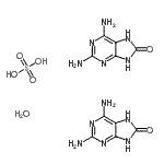 CAS 登录号：698998-94-6， 2,6-二氨基-7,9-二氢-8H-嘌呤-8-酮硫酸盐水合物(2:1:1)