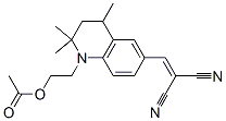 CAS#: 69912-93-2, 2-[[[1-[2-(Acetyloxy)Ethyl]-1,2,3,4-Tetrahydro-2,2,4-Trimethylquinolin]-6-Yl]Methylene]Propanedinitrile