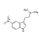 CAS 登录号：69937-13-9， N,N-二甲基-2-(5-硝基-1H-吲哚-3-基)乙胺