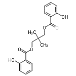 CAS 登录号：69938-81-4， 2,2-二甲基-1,3-丙烷二基二(2-羟基苯甲酸酯)