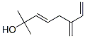 CAS 登录号：6994-89-4， (E)-2-甲基-6-亚甲基-3,7-辛二烯-2-醇