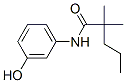 CAS 登录号：69954-44-5， 2,2-二甲基-N-(3-羟基苯基)戊酰胺