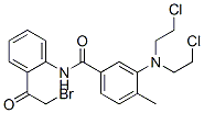 CAS#: 70020-67-6, 3-[Bis(2-Chloroethyl)Amino]-N-[2-(Bromoacetyl)Phenyl]-4-Methylbenzamide
