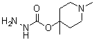 CAS#: 700338-84-7, 1,4-Dimethyl-4-piperidinyl hydrazinecarboxylate
