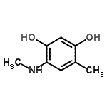 CAS#: 700340-55-2, 4-Methyl-6-(methylamino)-1,3-benzenediol
