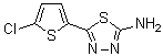 CAS#: 70057-76-0, 5-(5-Chloro-2-thienyl)-1,3,4-thiadiazol-2-amine