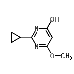 CAS#: 70058-41-2, 2-Cyclopropyl-6-methoxy-4(1H)-pyrimidinone