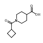 CAS#: 700815-60-7, 1-(Cyclobutylcarbonyl)-4-piperidinecarboxylic acid