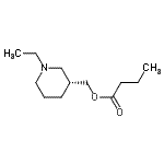 CAS#: 700870-65-1, [(3R)-1-Ethyl-3-piperidinyl]methyl butyrate