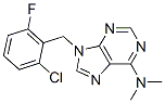 CAS 登录号：70091-23-5， 9-(2-氯-6-氟苄基)-6-二甲基氨基嘌呤