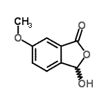 CAS 登录号：70097-49-3， 3-羟基-6-甲氧基-2-苯并呋喃-1(3H)-酮
