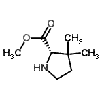 CAS#: 701197-44-6, Methyl 3,3-dimethyl-L-prolinate