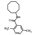 CAS#: 701228-83-3, N-Cyclooctyl-2,5-dimethylbenzamide