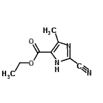 CAS#: 701292-96-8, Ethyl 2-cyano-4-methyl-1H-imidazole-5-carboxylate