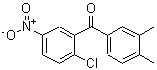 CAS 登录号：70132-77-3， (2-氯-5-硝基苯基)(3,4-二甲基苯基)甲酮