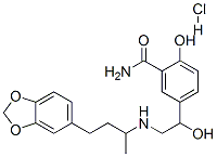 CAS#: 70161-10-3, 5-[2-[[3-(1,3-Benzodioxol-5-Yl)-1-Methylpropyl]Amino]-1-Hydroxyethyl]Salicylamide Monohydrochloride