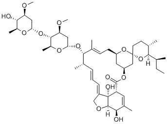 CAS 登录号：70161-11-4， 伊维菌素