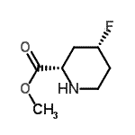 CAS#: 701907-06-4, Methyl (2S,4R)-4-fluoro-2-piperidinecarboxylate