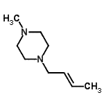 CAS 登录号：702-21-6， 1-[(E)-丁-2-烯基]-4-甲基-哌嗪