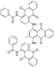 CAS#: 70210-16-1, N,N'-[(9,10-Dihydro-2-Methyl-9,10-Dioxoanthracene-1,4-Diyl)Bis[Imino(9,10-Dihydro-9,10-Dioxoanthracene-4,1-Diyl)]]Bis(Benzamide)