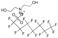 CAS 登录号:70225-15-9, 二(2-羟基乙基)铵十五氟庚烷-1-磺酸盐