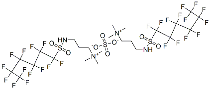 CAS#: 70248-52-1, Bis[Trimethyl-3-[[(Tridecafluorohexyl)Sulphonyl]Amino]Propylammonium] Sulphate