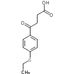 CAS 登录号：7028-68-4， 4-[4-(乙硫基)苯基]-4-氧代丁酸