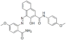 CAS#: 70321-82-3, 4-[[2-(Aminocarbonyl)-5-Methoxyphenyl]Azo]-3-Hydroxy-N-(4-Methoxyphenyl)-2-Naphthalenecarboxamide