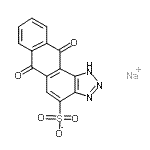 CAS 登录号：70321-84-5， 钠6,11-二氧代-6,11-二氢-1H-蒽并[1,2-d][1,2,3]三唑-4-磺酸酯