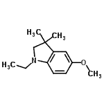 CAS#: 703398-93-0, 1-Ethyl-5-methoxy-3,3-dimethylindoline