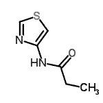 CAS#: 70346-28-0, N-(1,3-Thiazol-4-yl)propanamide