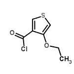CAS#: 70438-01-6, 4-Ethoxy-3-thiophenecarbonyl chloride