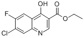 CAS 登录号：70458-93-4， 7-氯-6-氟-4-羟基喹啉-3-羧酸乙酯