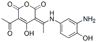 CAS#: 70466-83-0, 5-Acetyl-3-[1-[(3-Amino-4-Hydroxyphenyl)Amino]Ethylidene]-4-Hydroxy-2H-Pyran-2,6(3H)-Dione